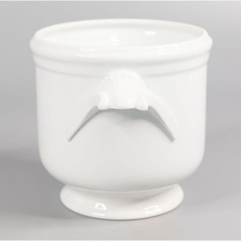 20th Century French Limoges White Ironstone Cachepot