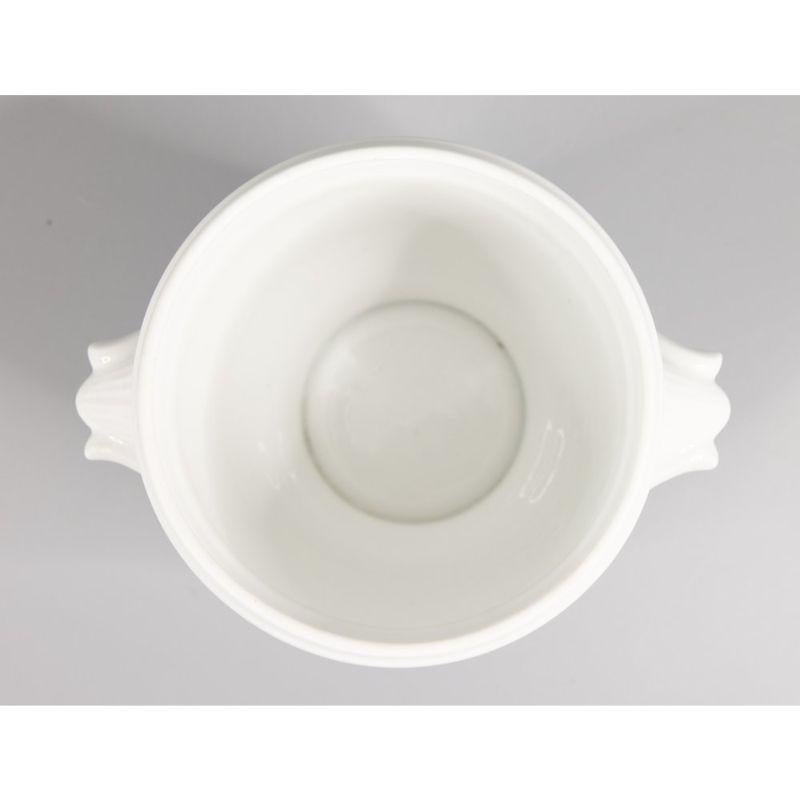 French Limoges White Ironstone Cachepot 2