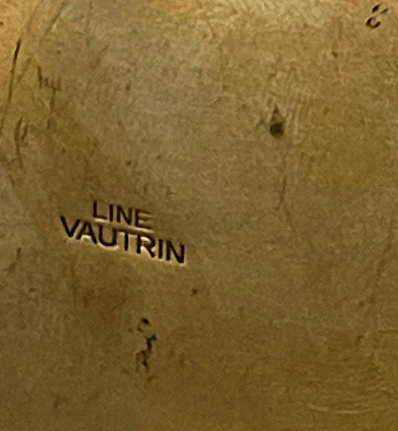 Französische Linie Vautrin Bronze-Gedichtschachtel mit Sonnet von Felix Arvers im Angebot 1