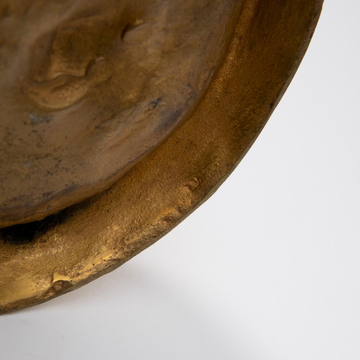 Gilt French, Line Vautrin, Gilded Bronze Pocket Emptier 