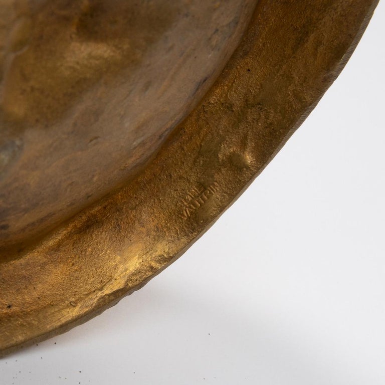 French, Line Vautrin, Gilded Bronze Pocket Emptier 