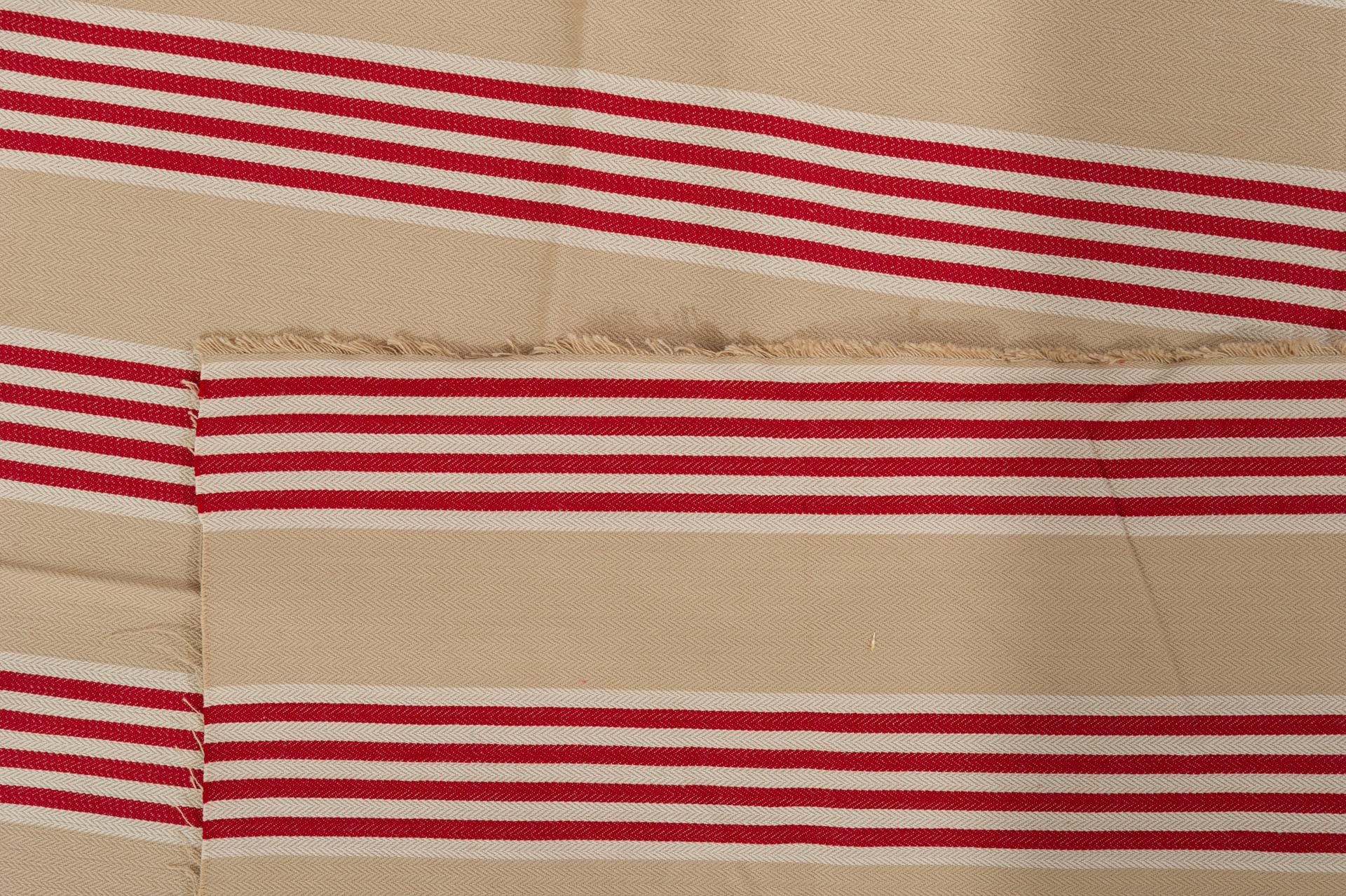 20th Century Textile Fabric: French Linen Alsace For Sale