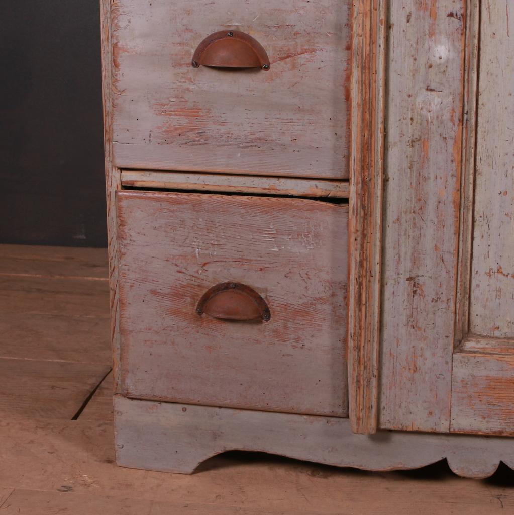 Pine French Linen Cupboard