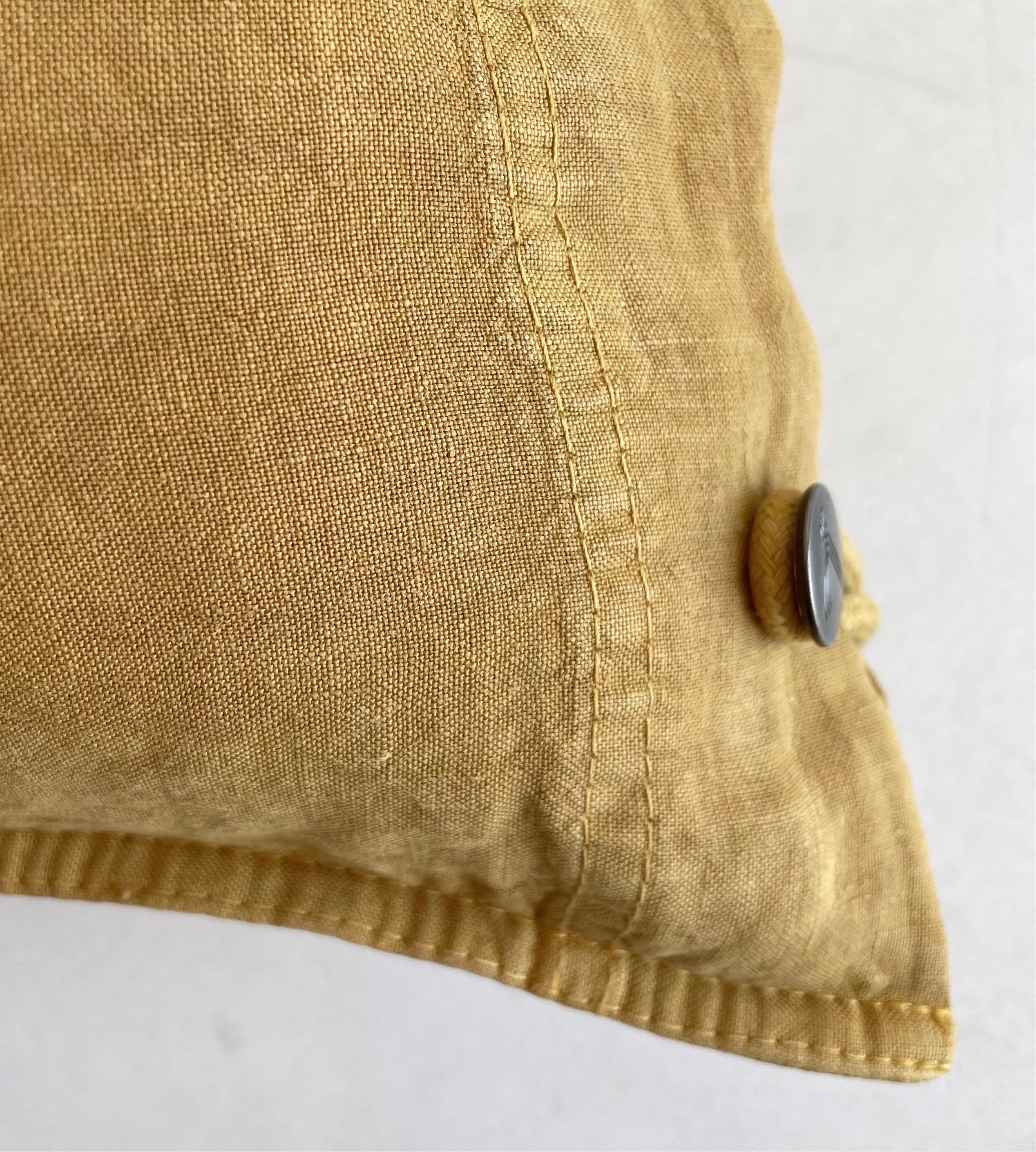 Cuscino lombare in lino francese in vendita 1