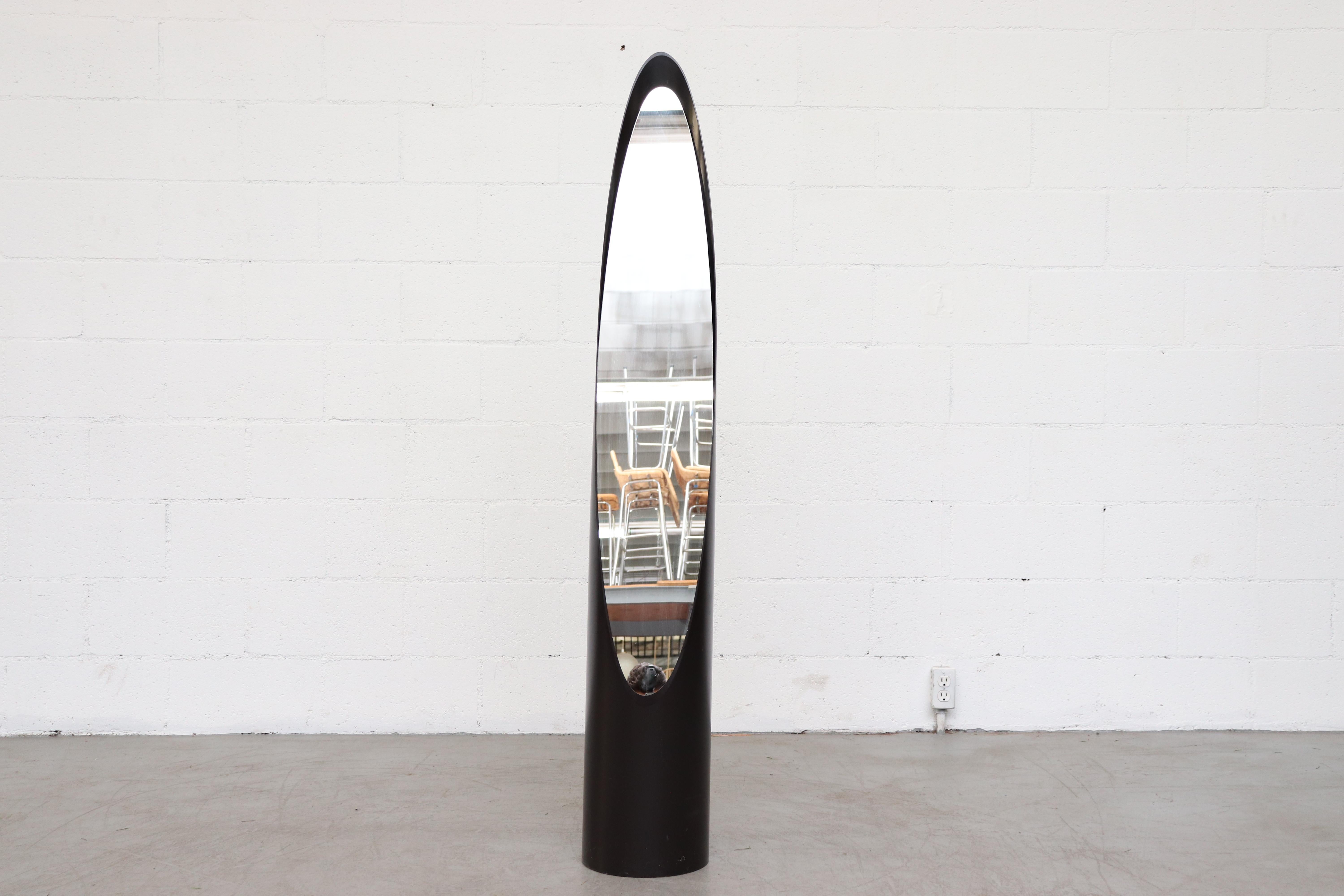 Black acrylic framed standing 