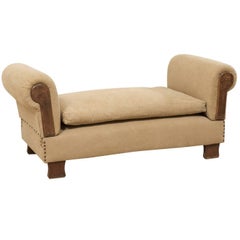 French Lit De Jour ‘Daybed’ circa 1920s-1930s with Nice Rounded Arms