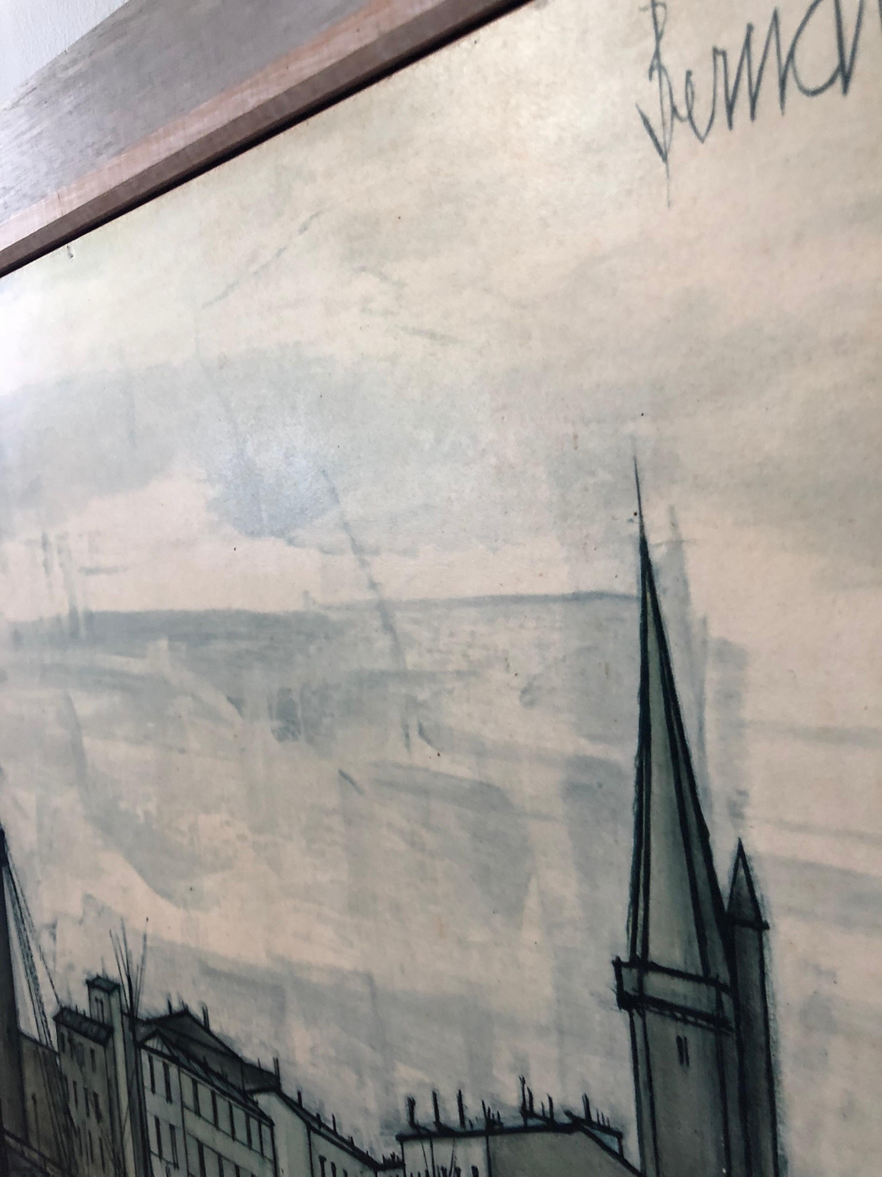prix d'une lithographie de bernard buffet