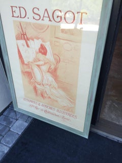 French Lithographic Print "Edmund Sagot: Estampes & Affiches" Paul Cesar Helleu