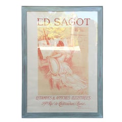 French Lithographic Print "Edmund Sagot: Estampes & Affiches" Paul Cesar Helleu