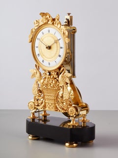 French long duration Skeleton Clock