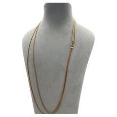 French Long Necklace Vintage