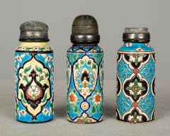 French Longwy Ceramic Shakers, Set of Four