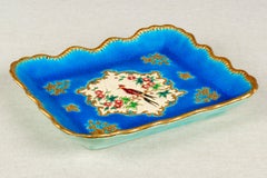 French Longwy Ceramic Tray
