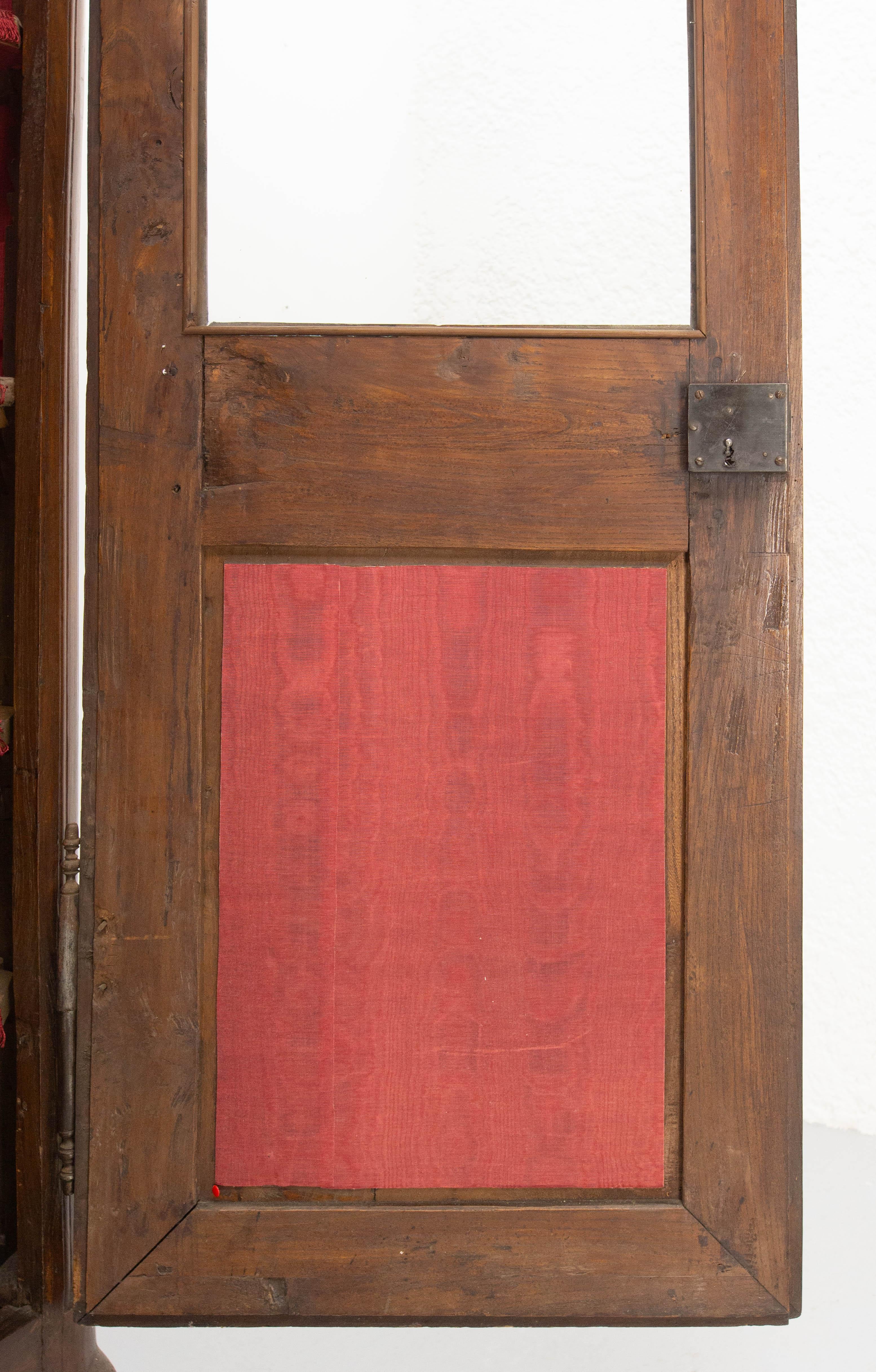 French Louis 15 Ash Book Case Vitrine Armoire Mid-18th Century For Sale 11