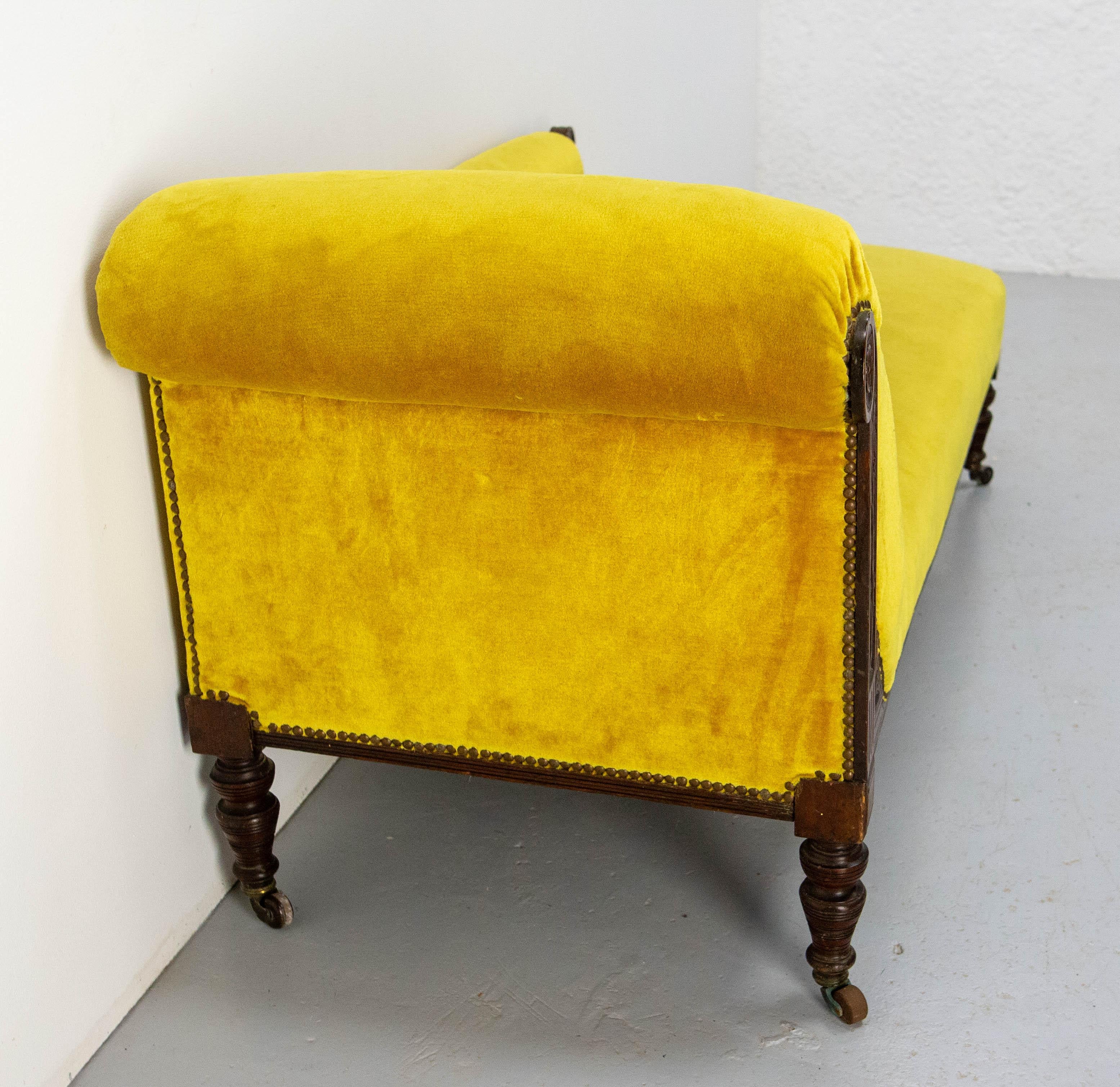 Französisch Louis Philippe Sitzbank Holz Sofa oder Banquette Französisch 19. (19. Jahrhundert) im Angebot