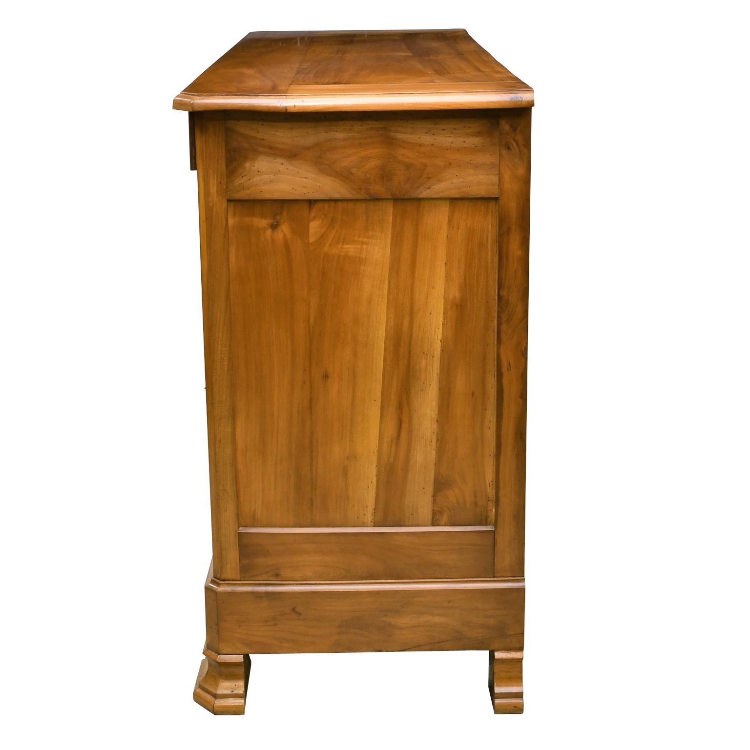 Polished French Louis Philippe Buffet or Cabinet in Cherrywood, circa 1840