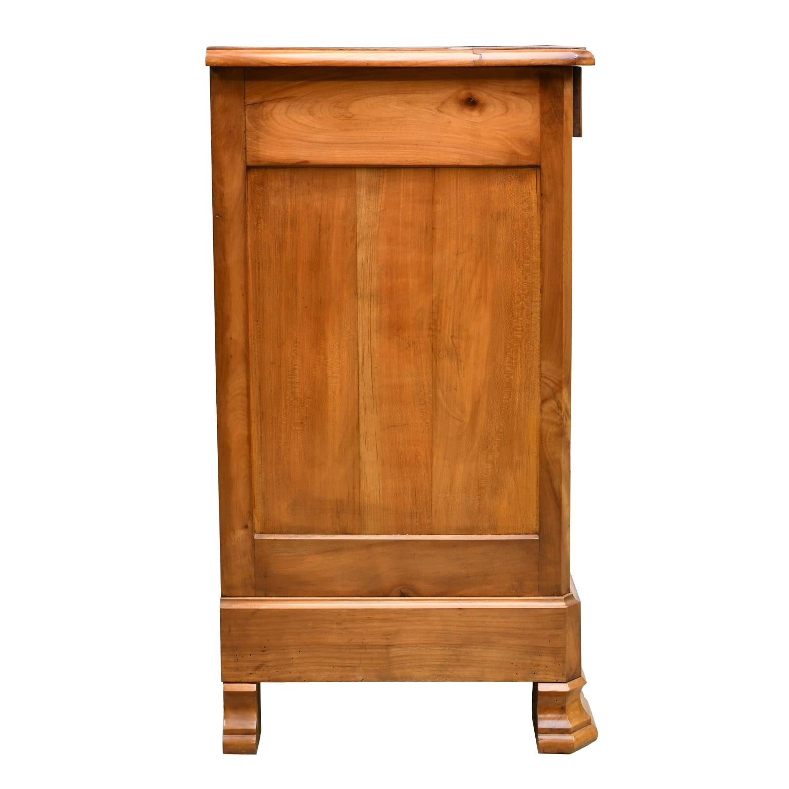Brass French Louis Philippe Buffet or Cabinet in Cherrywood, circa 1840