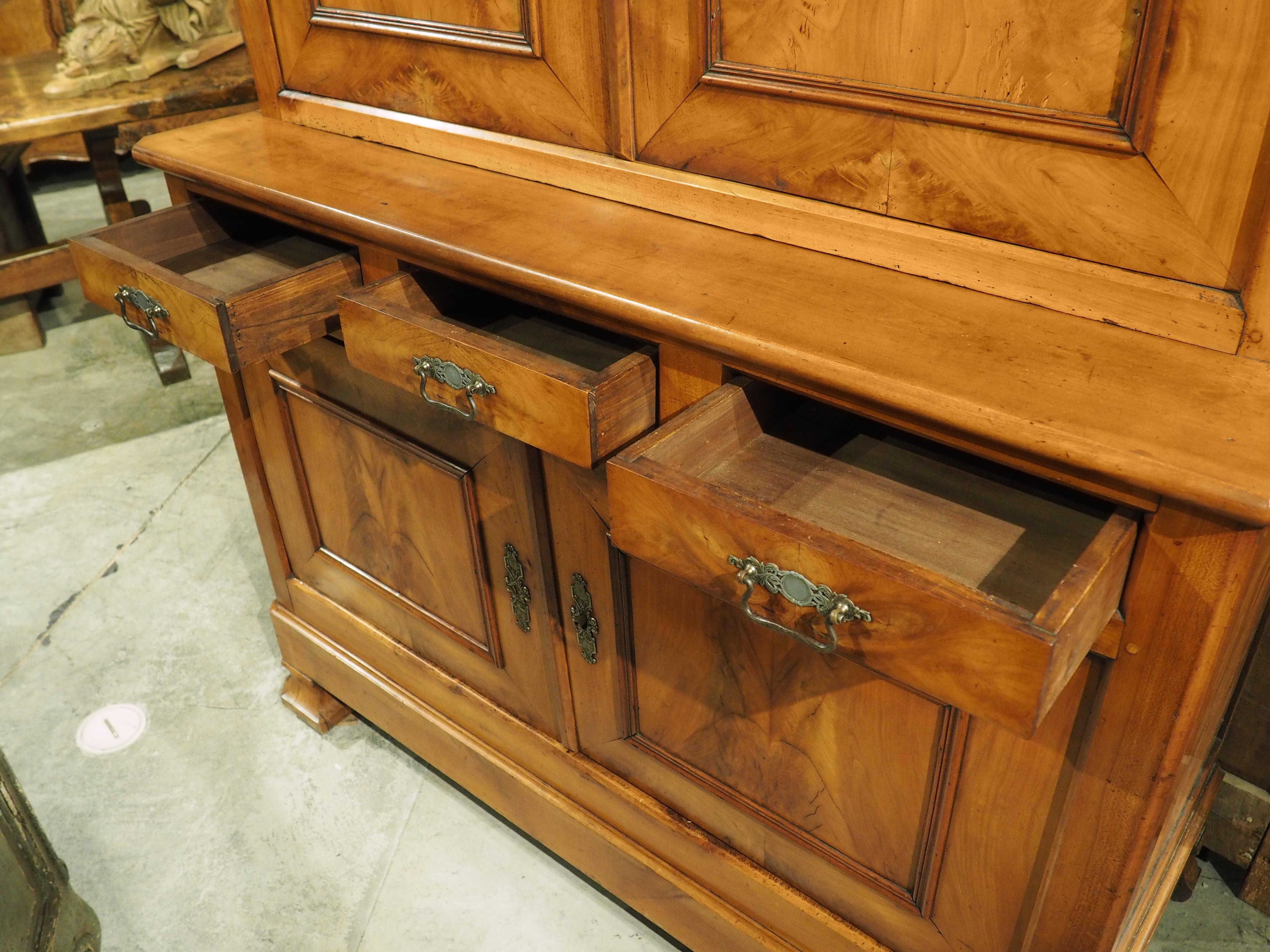 French Louis Philippe Buffet Deux Corps in Cherry Wood, Circa 1830 6