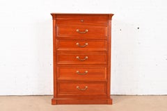 French Louis Philippe Cherry Wood Highboy Dresser