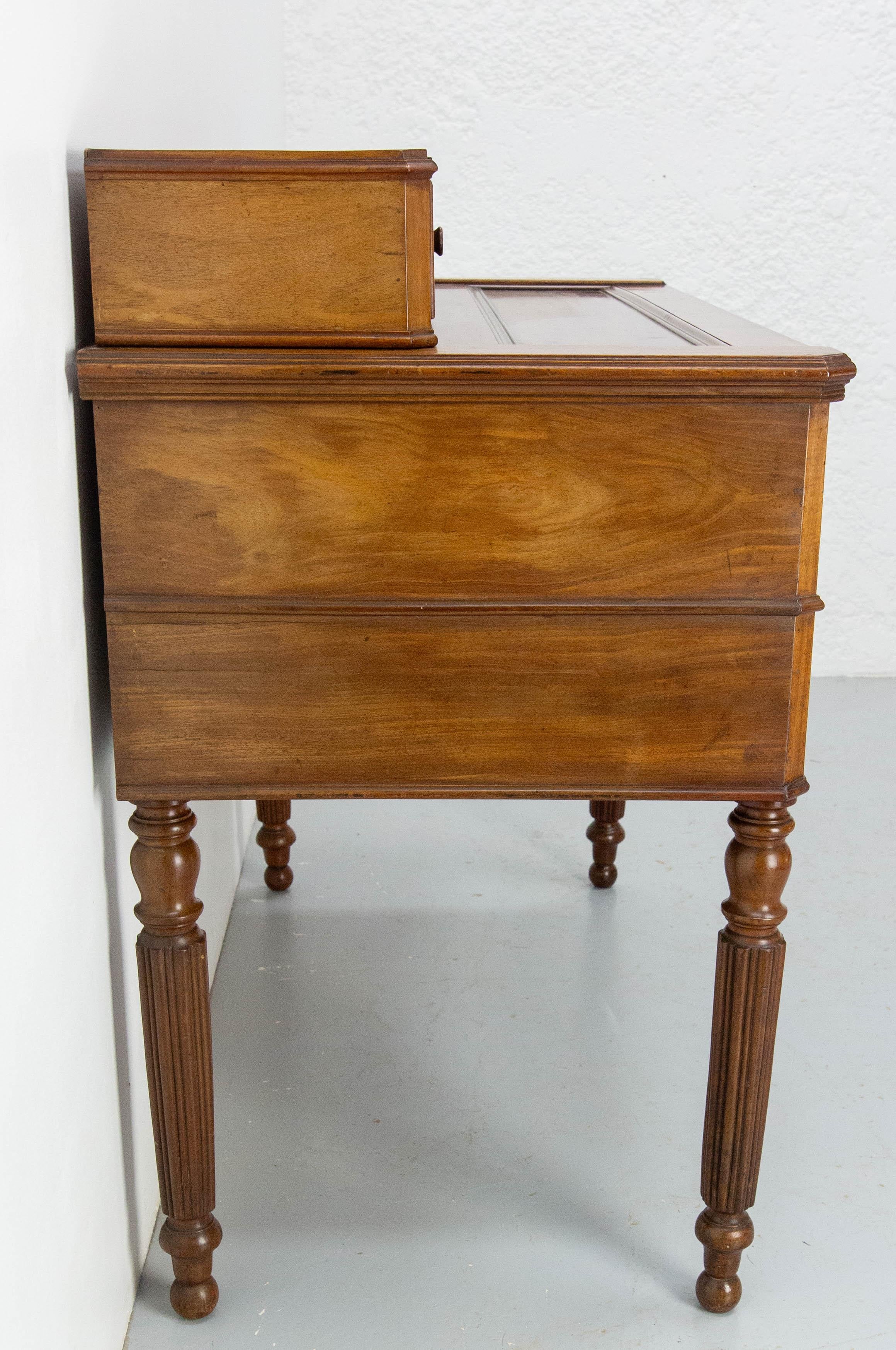 French  Louis Philippe Desk Writing Table Secret Drawers, 19th Century For Sale 8