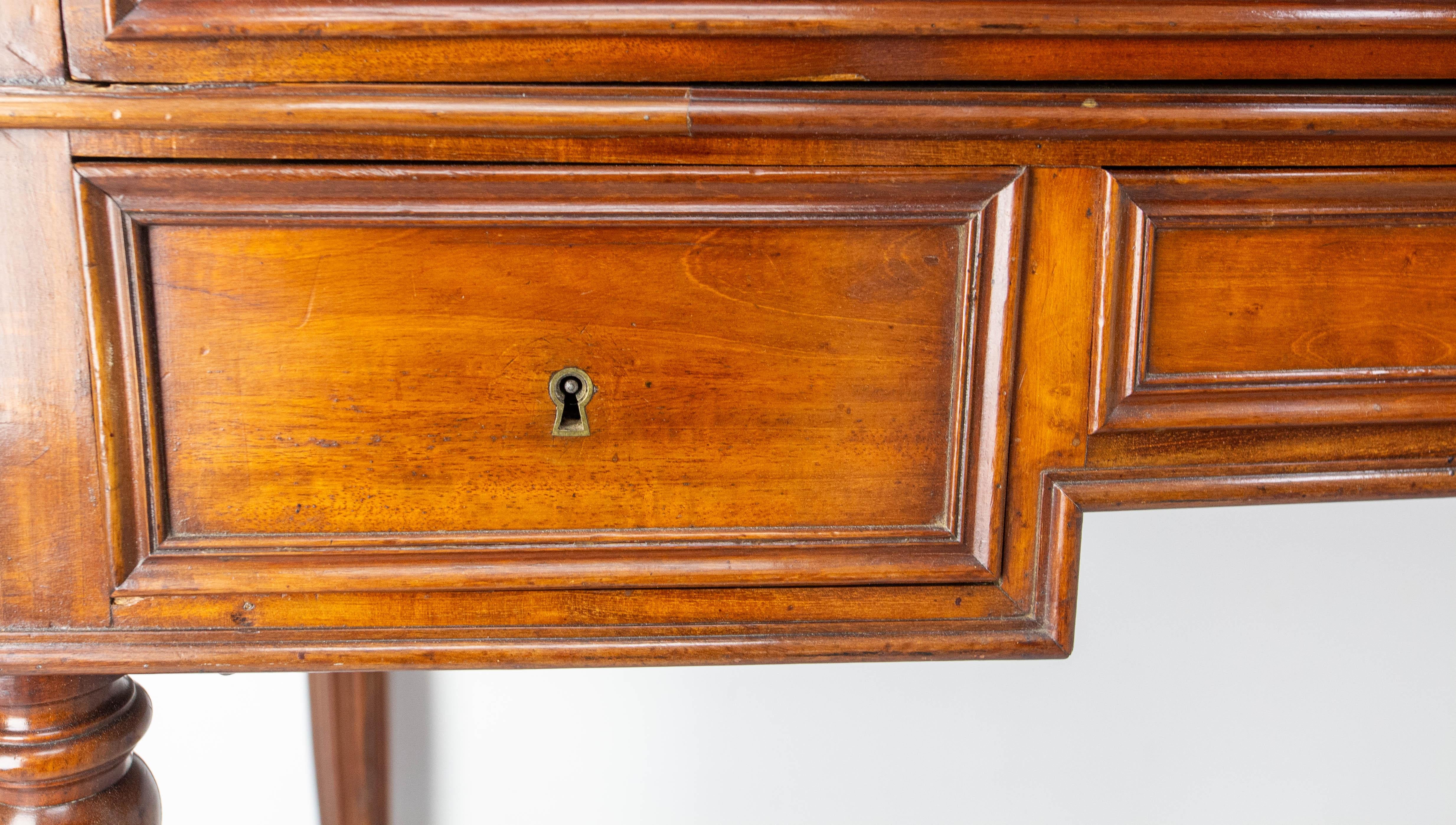 French  Louis Philippe Desk Writing Table Secret Drawers, 19th Century For Sale 5