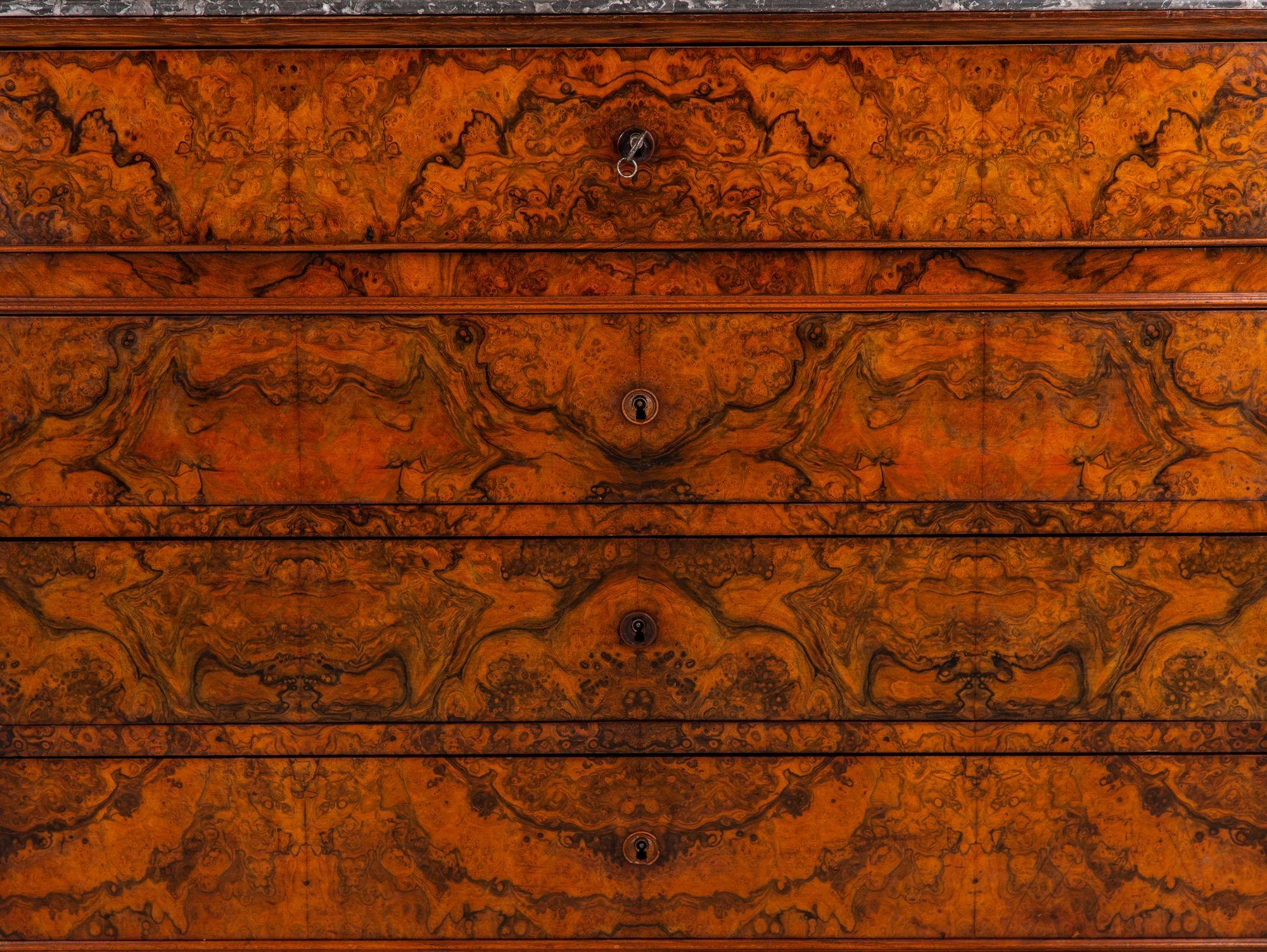 French Louis Philippe Drop Front Secretary, late 19th Century For Sale 2