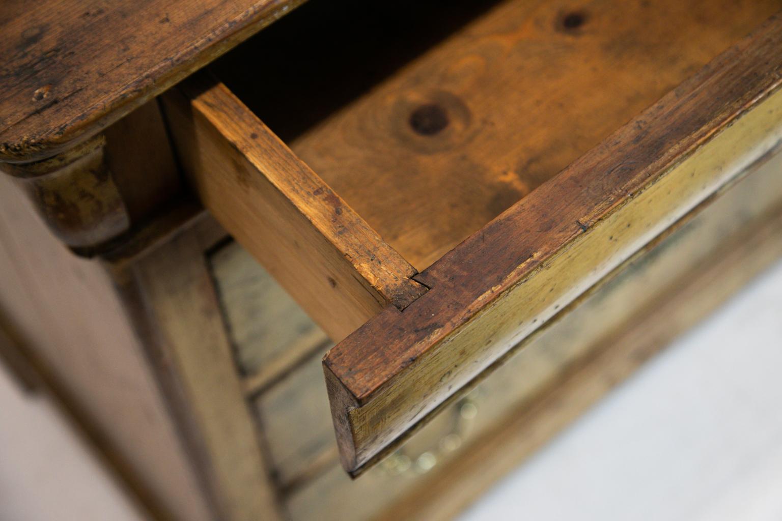 Brass French Louis Philippe Four-Drawer Chest