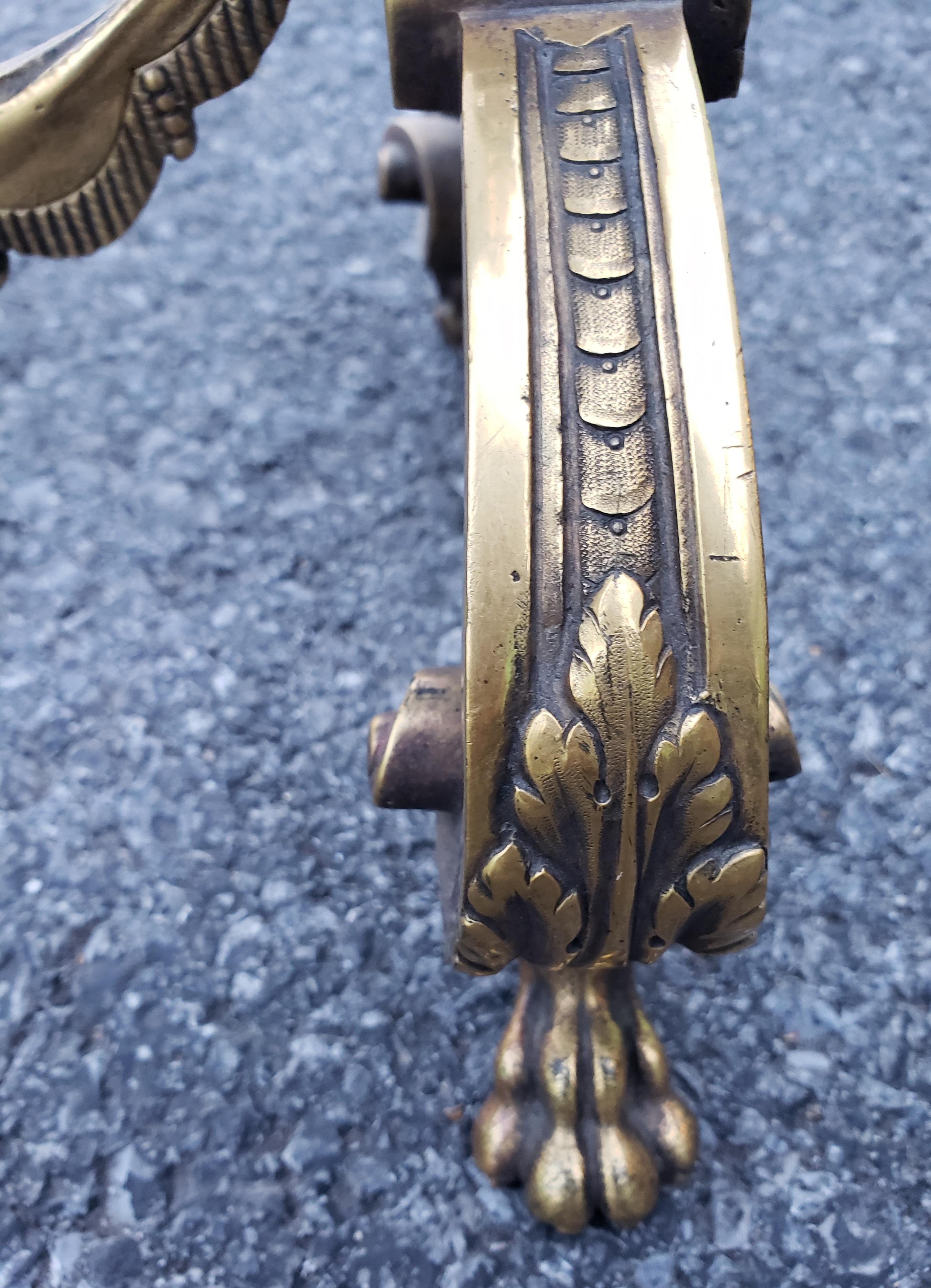 Pare-feu français Louis Philippe en bronze doré orné de chérubins et de chérubins, vers les années 1800 en vente 5