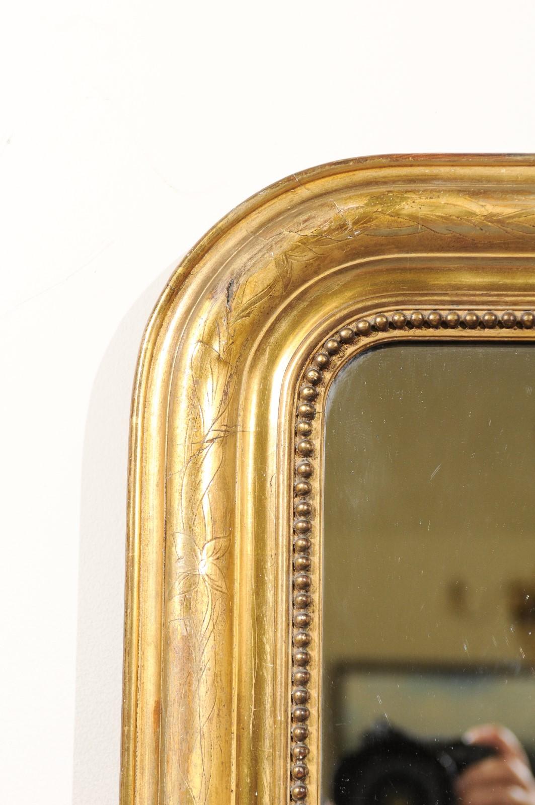 French Louis Philippe Gilt Mirror 2