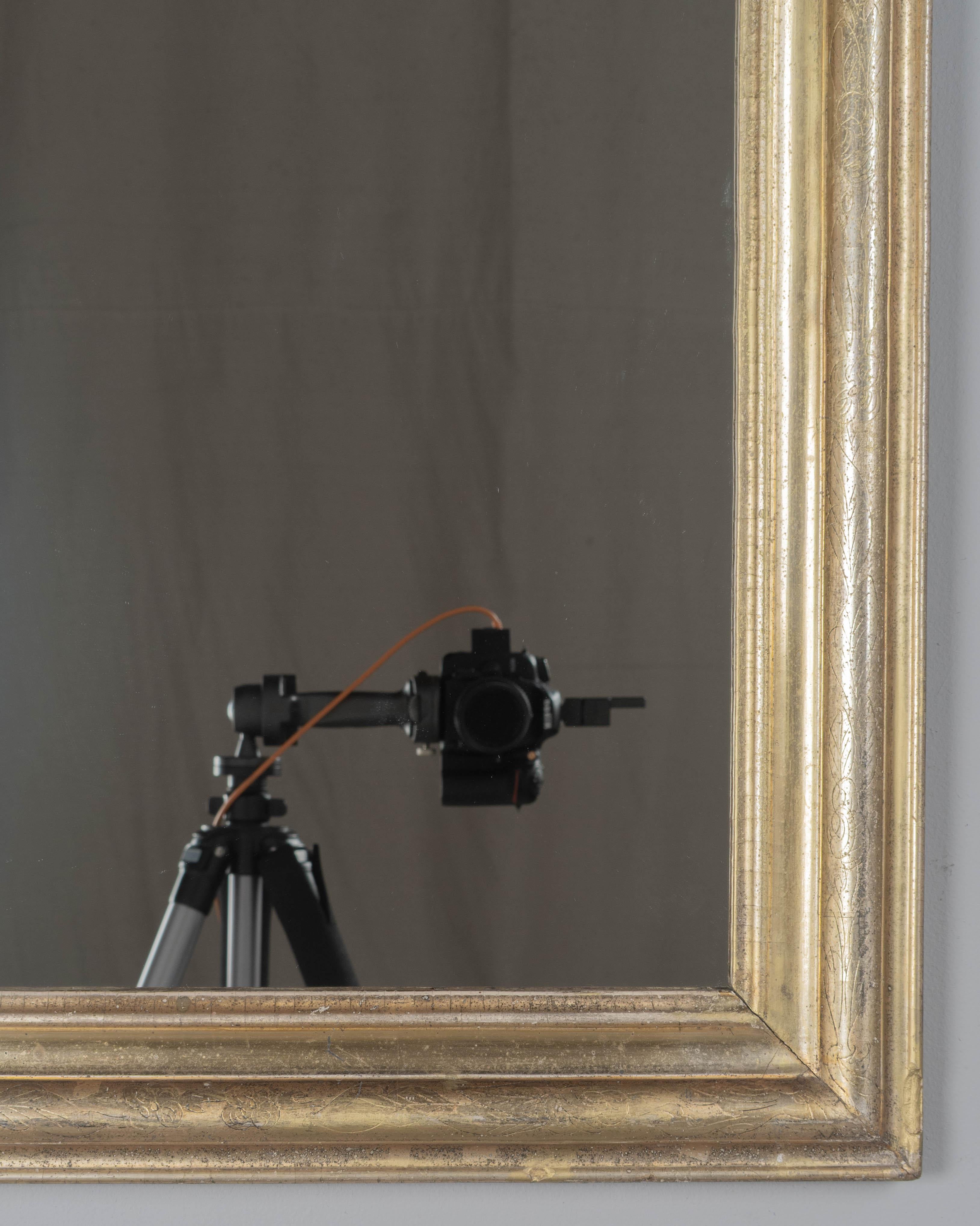 French Louis Philippe Giltwood Mirror 23.5