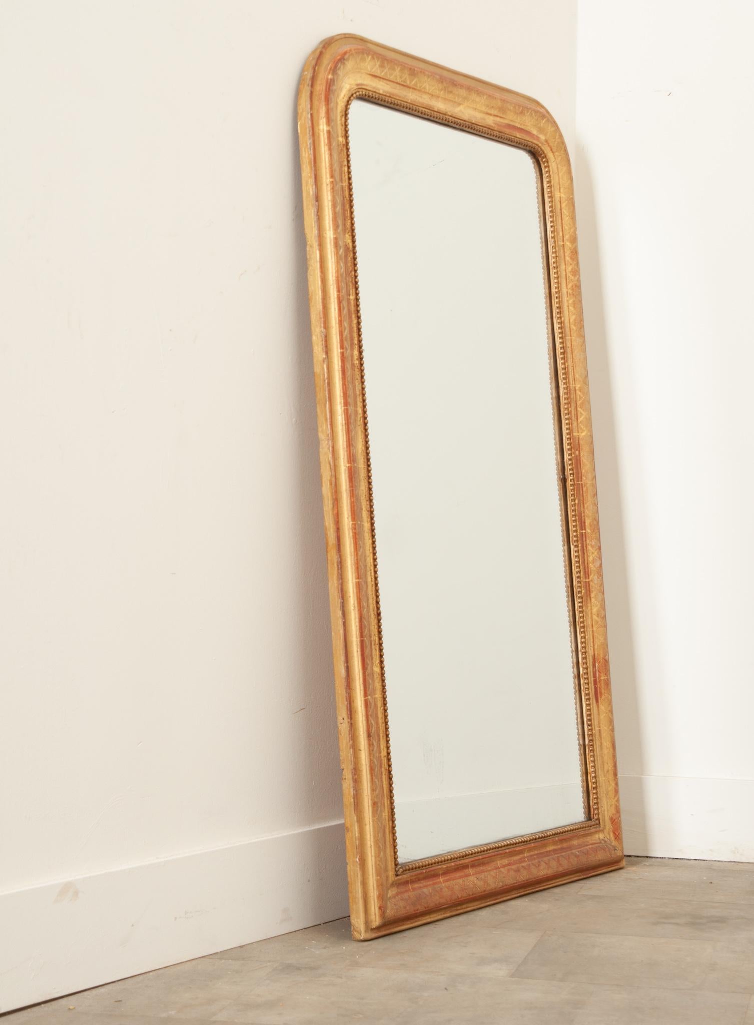 French Louis Philippe Gold Gilt Mirror 1