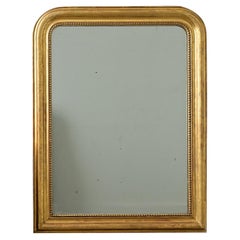 French Louis Philippe Gold Gilt Mirror