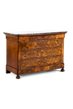 French Louis Philippe I Walnut Commode