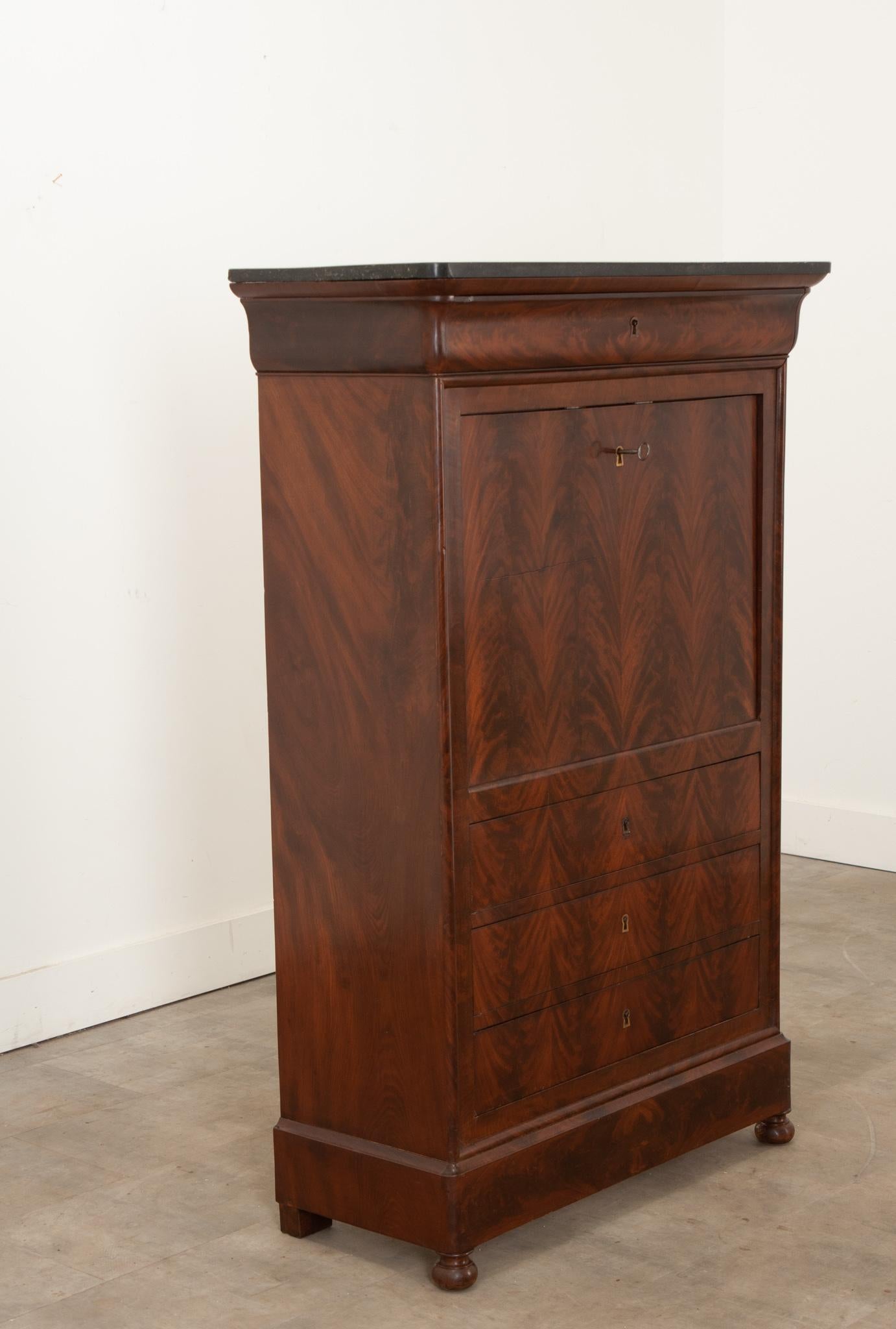 French Louis Philippe Mahogany Abattant 2