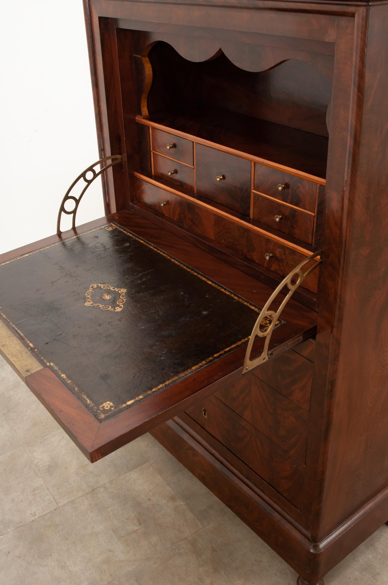 French Louis Philippe Mahogany Abattant 3