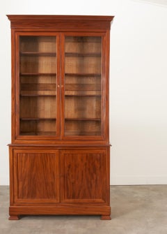 French Louis Philippe Mahogany Buffet à Deux Corps