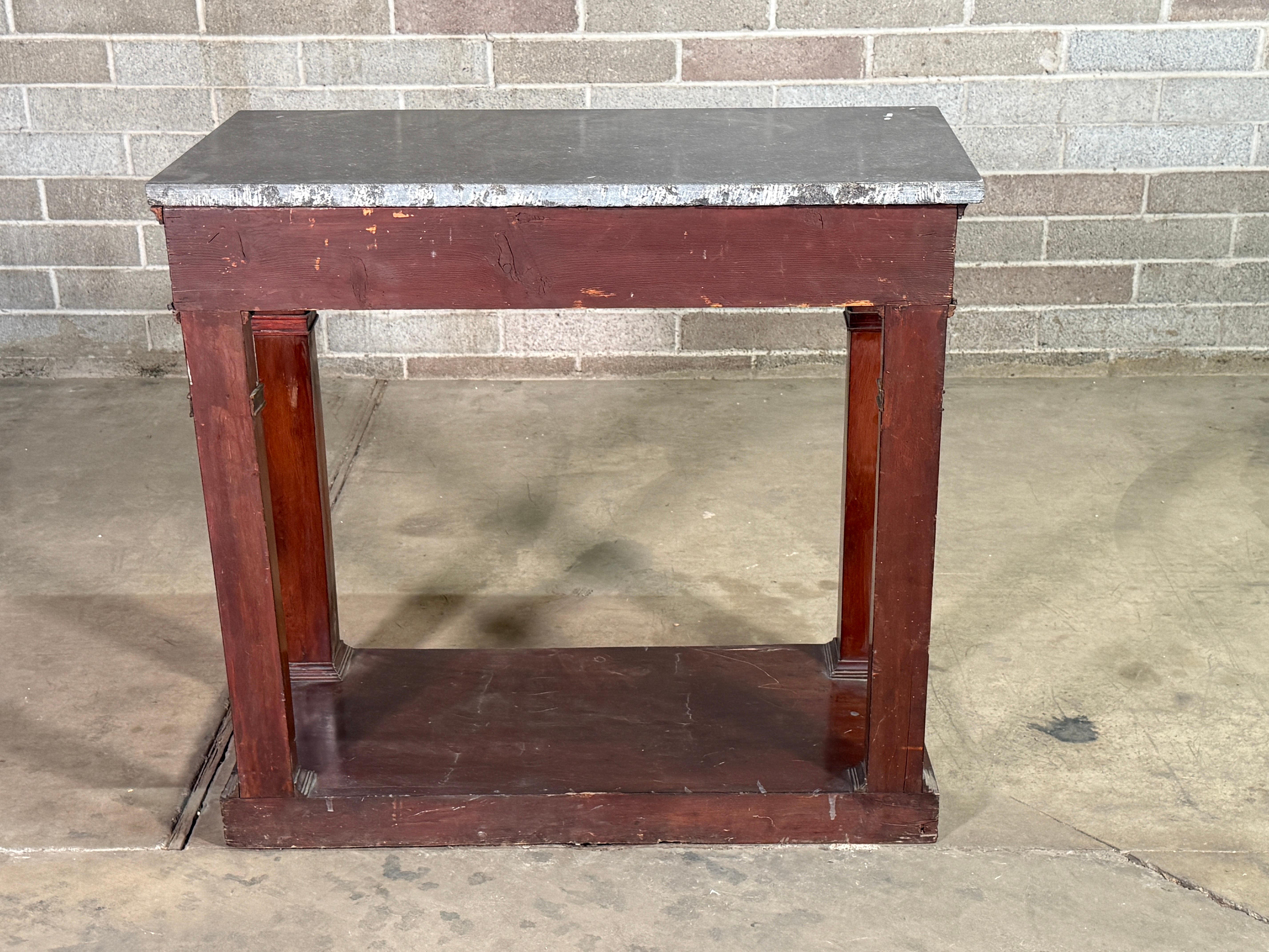 Francese Console francese in mogano Louis Philippe C1830 in vendita