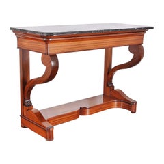 French Louis Philippe Mahogany Console Table