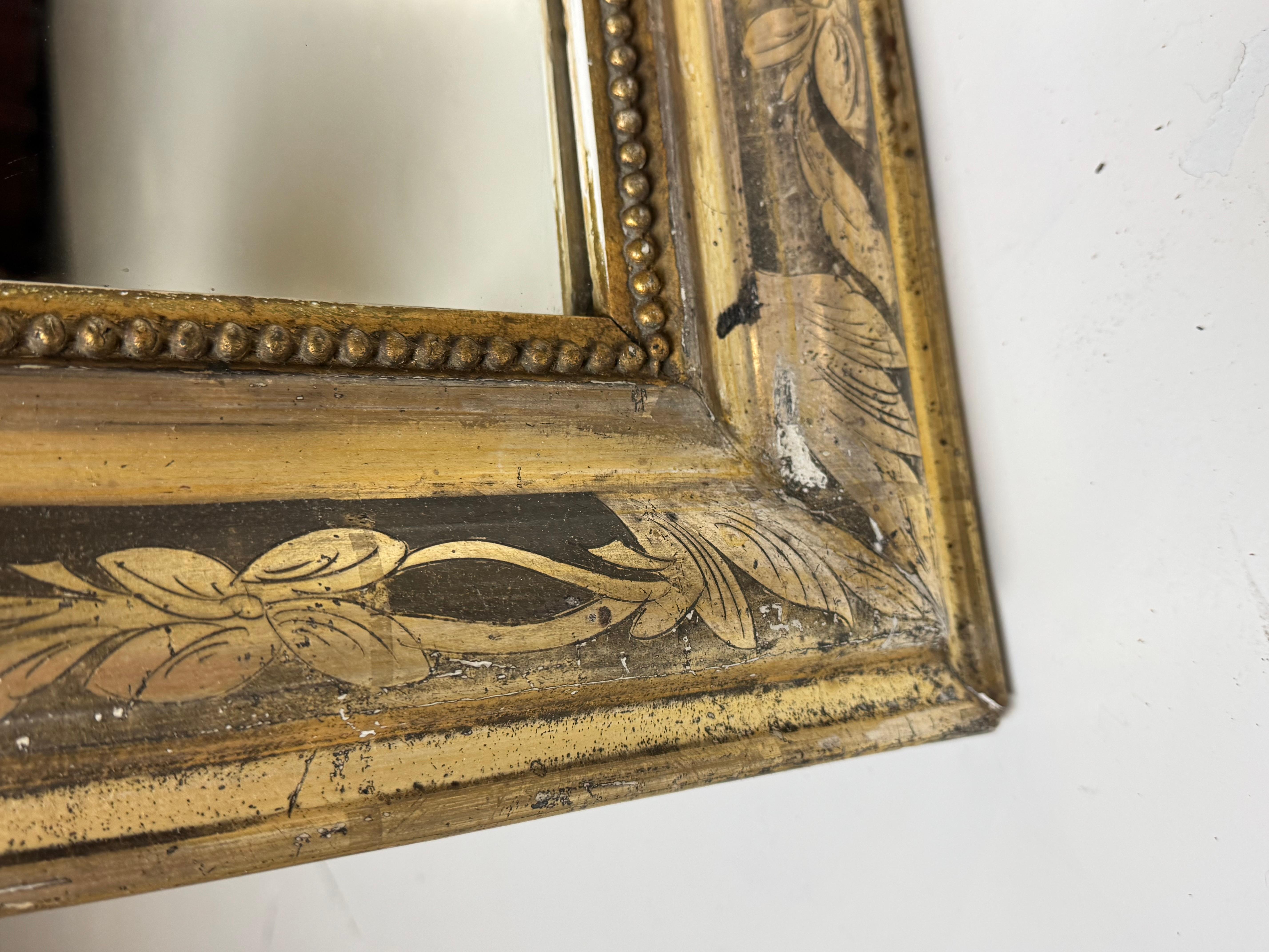 French Louis Philippe mirror 163 cm im Angebot 6