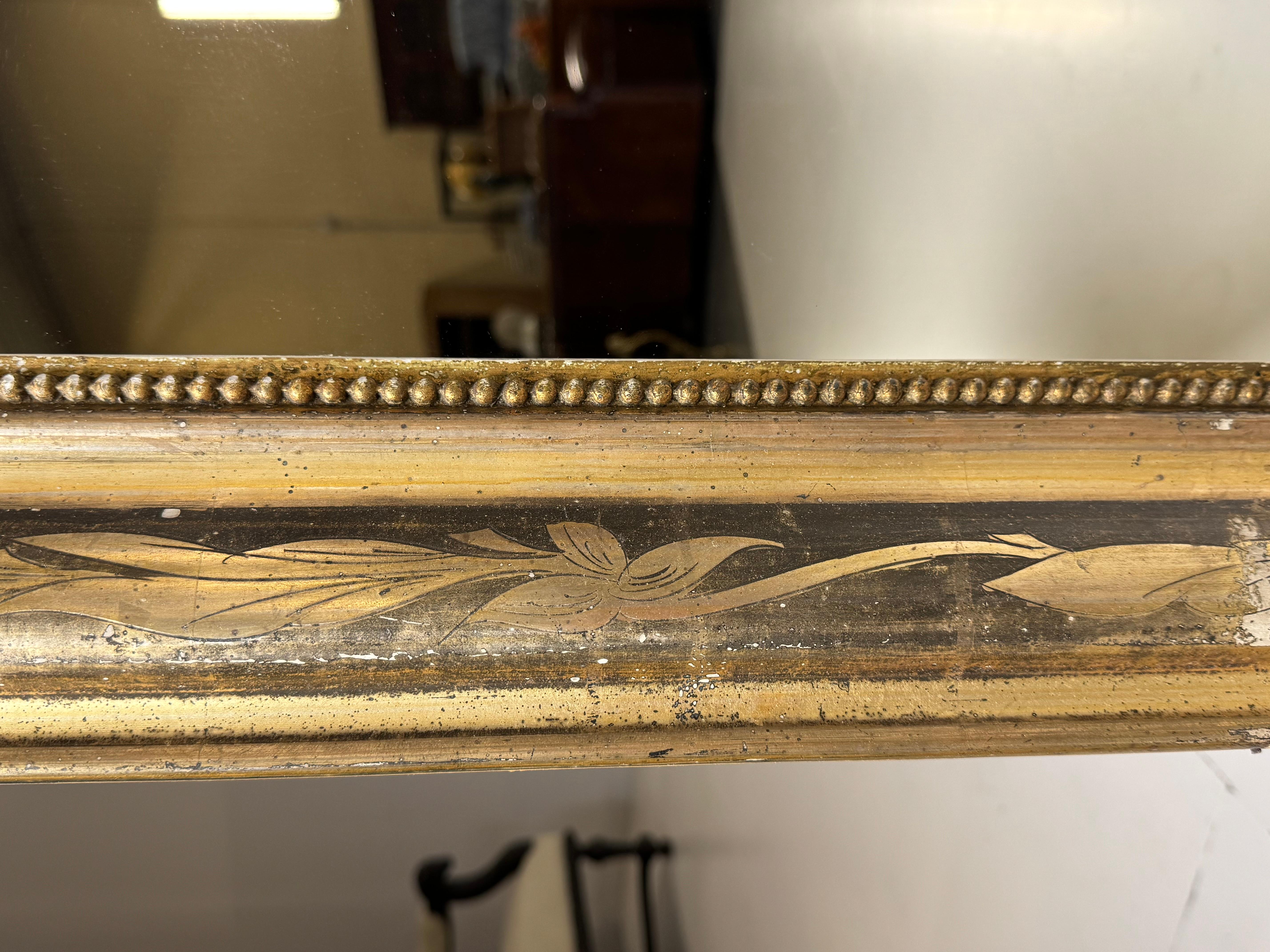 French Louis Philippe mirror 163 cm im Angebot 7