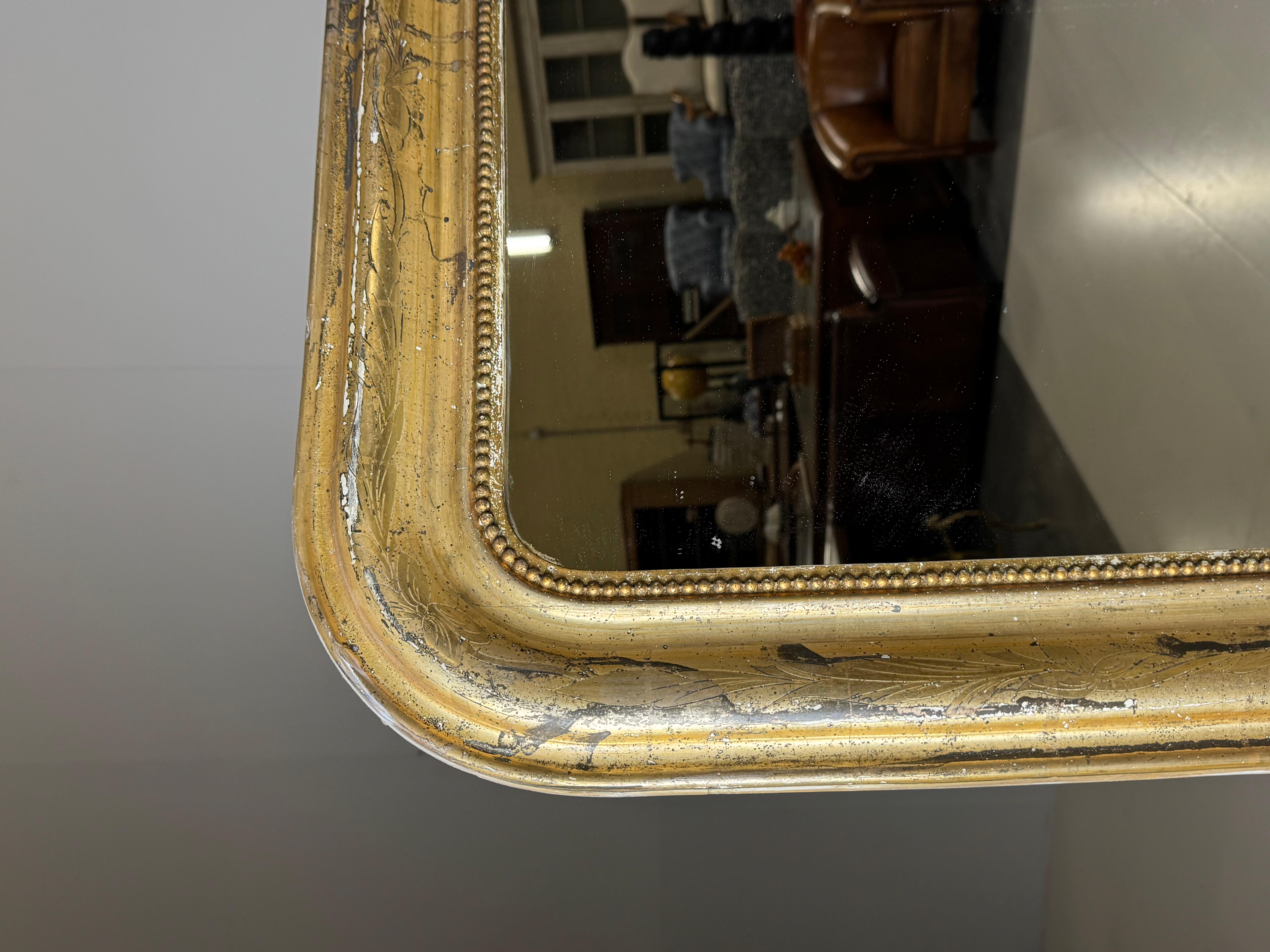 French Louis Philippe mirror 163 cm im Angebot 2
