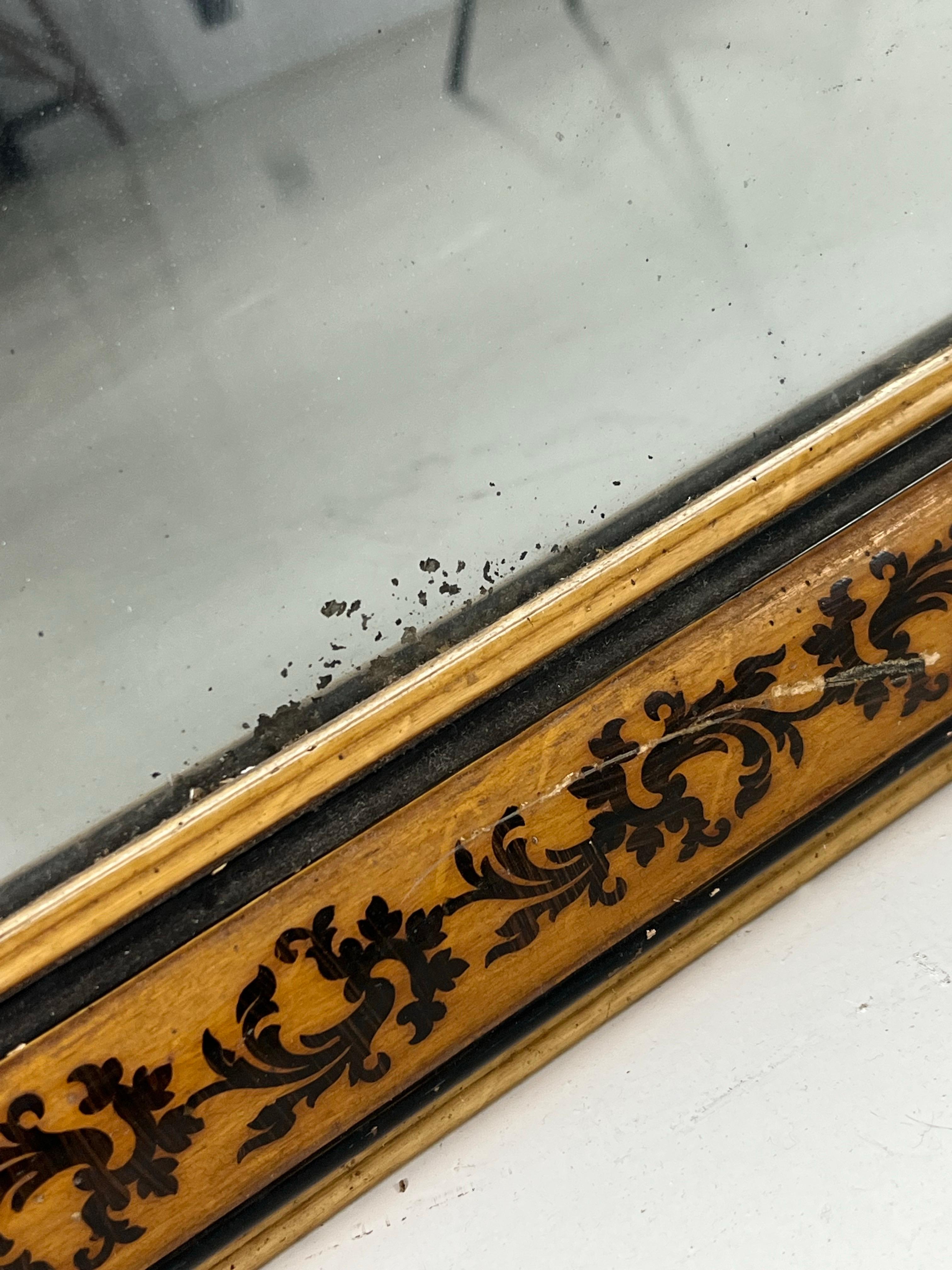 French Louis Philippe Mirror flower motive For Sale 6