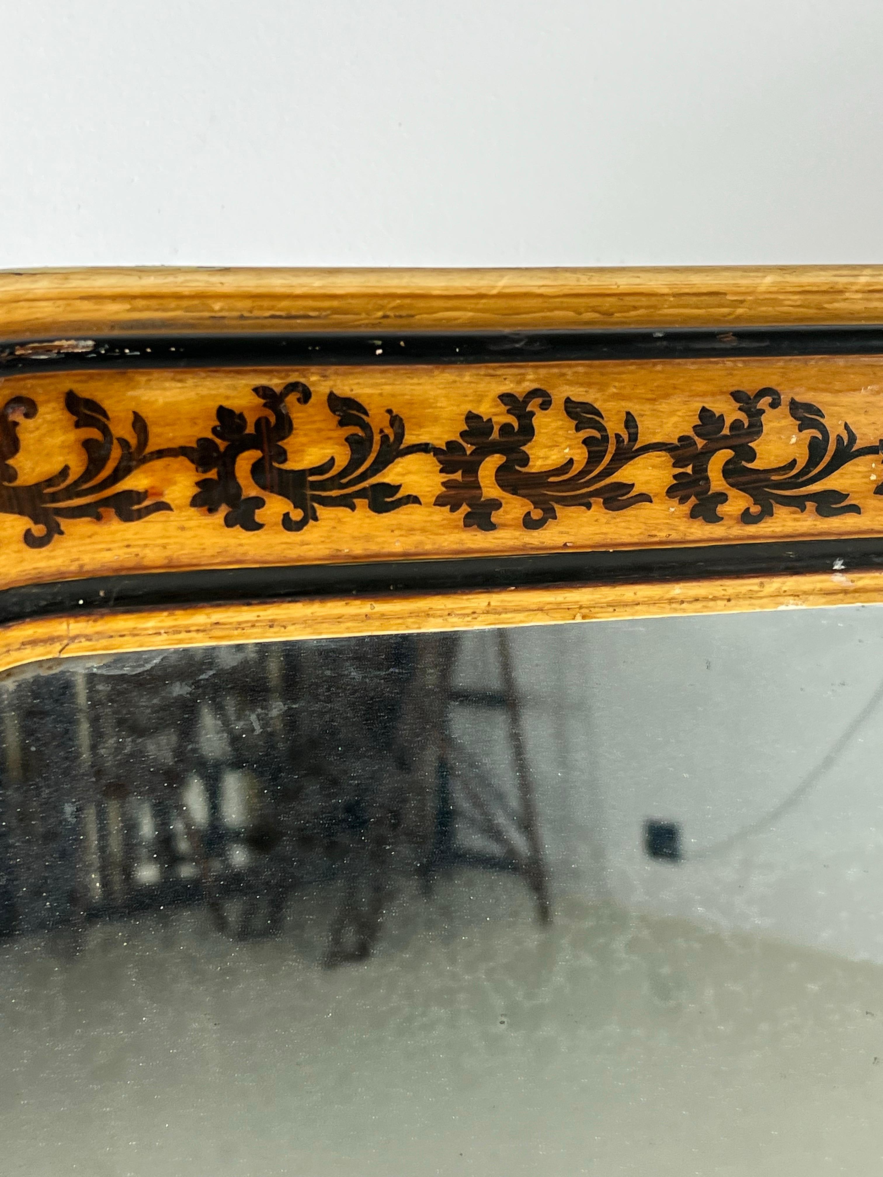 French Louis Philippe Mirror flower motive For Sale 3