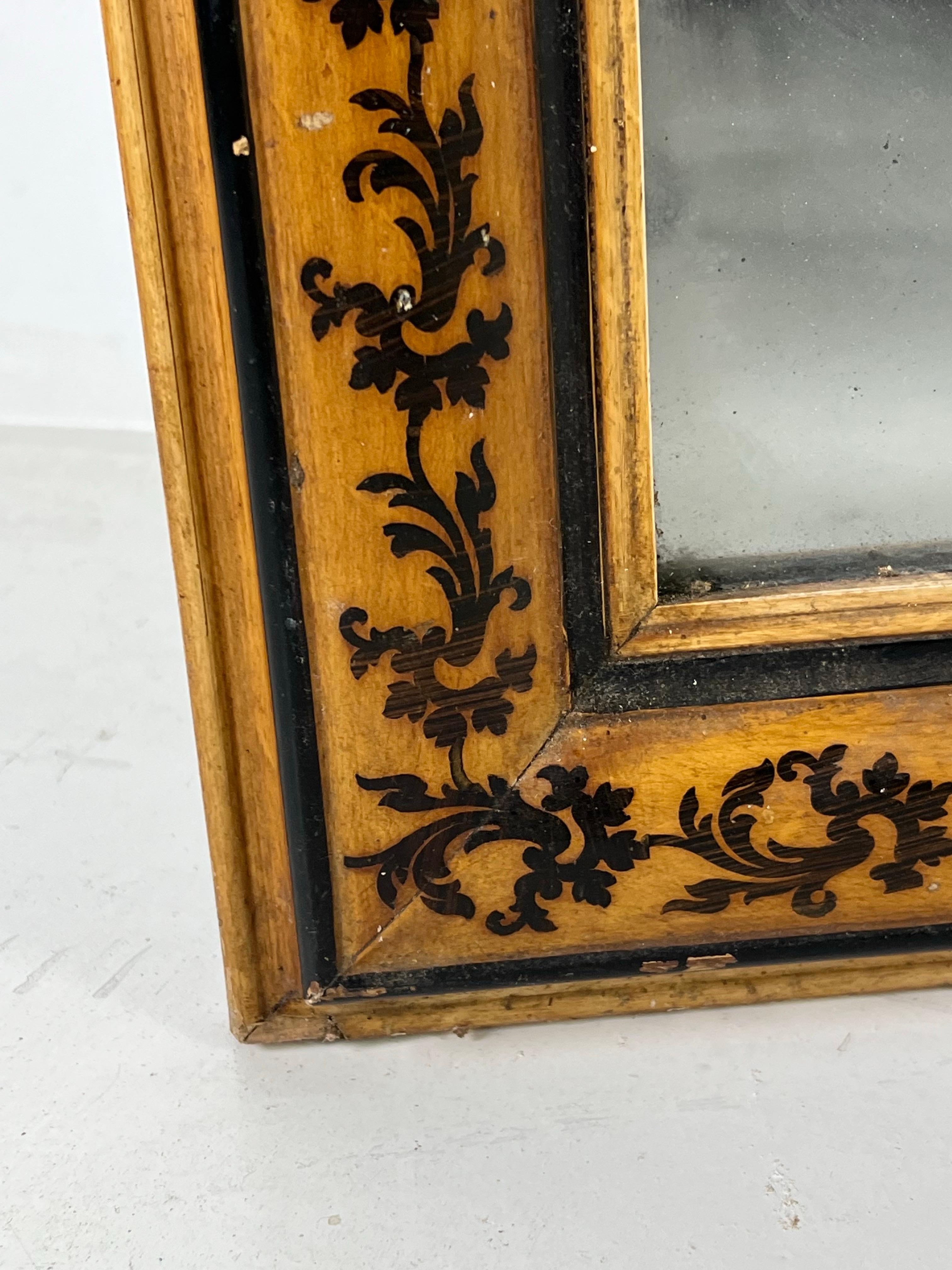 French Louis Philippe Mirror flower motive For Sale 4