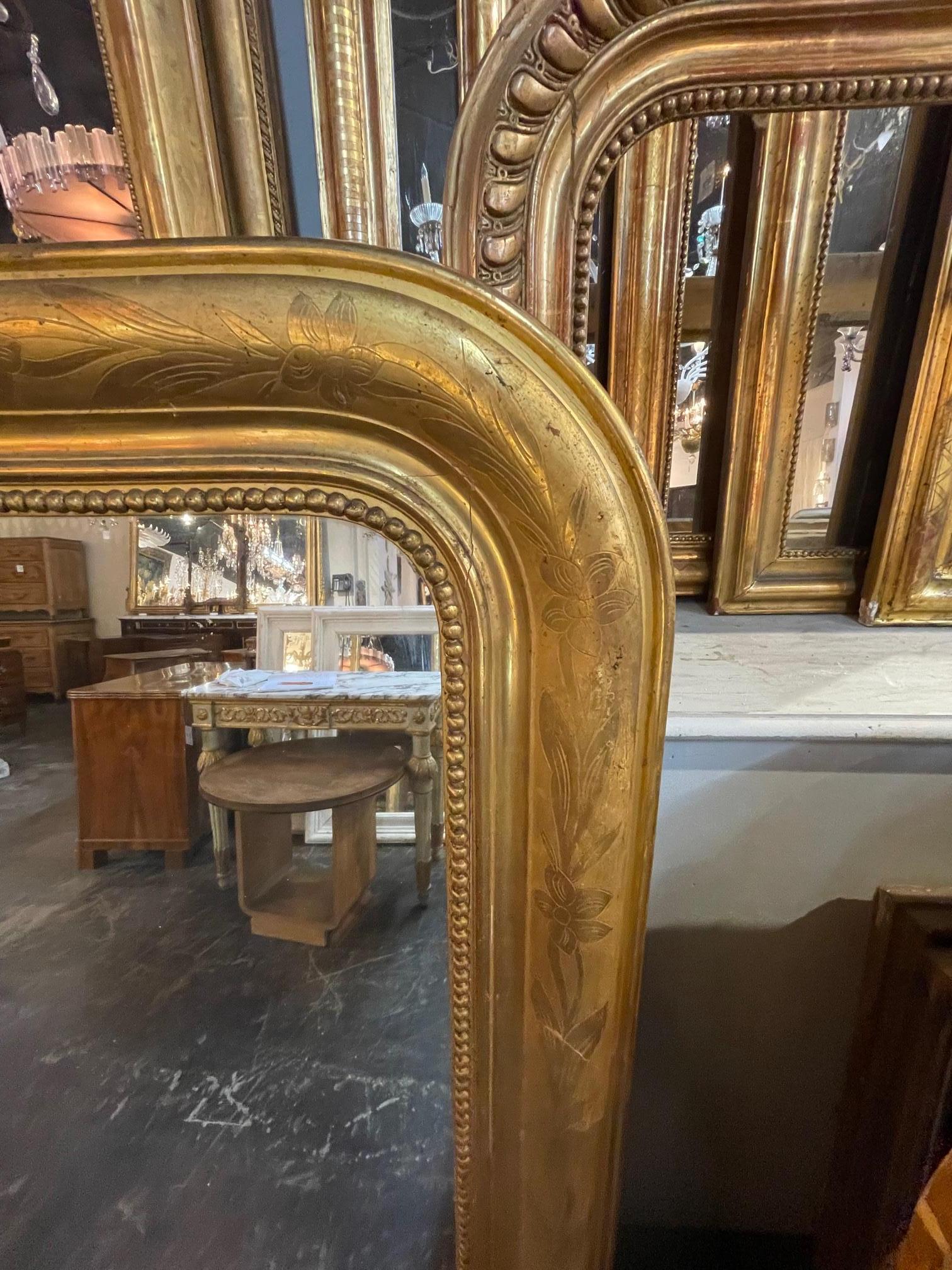 French Louis Philippe Mirror In Good Condition In Dallas, TX