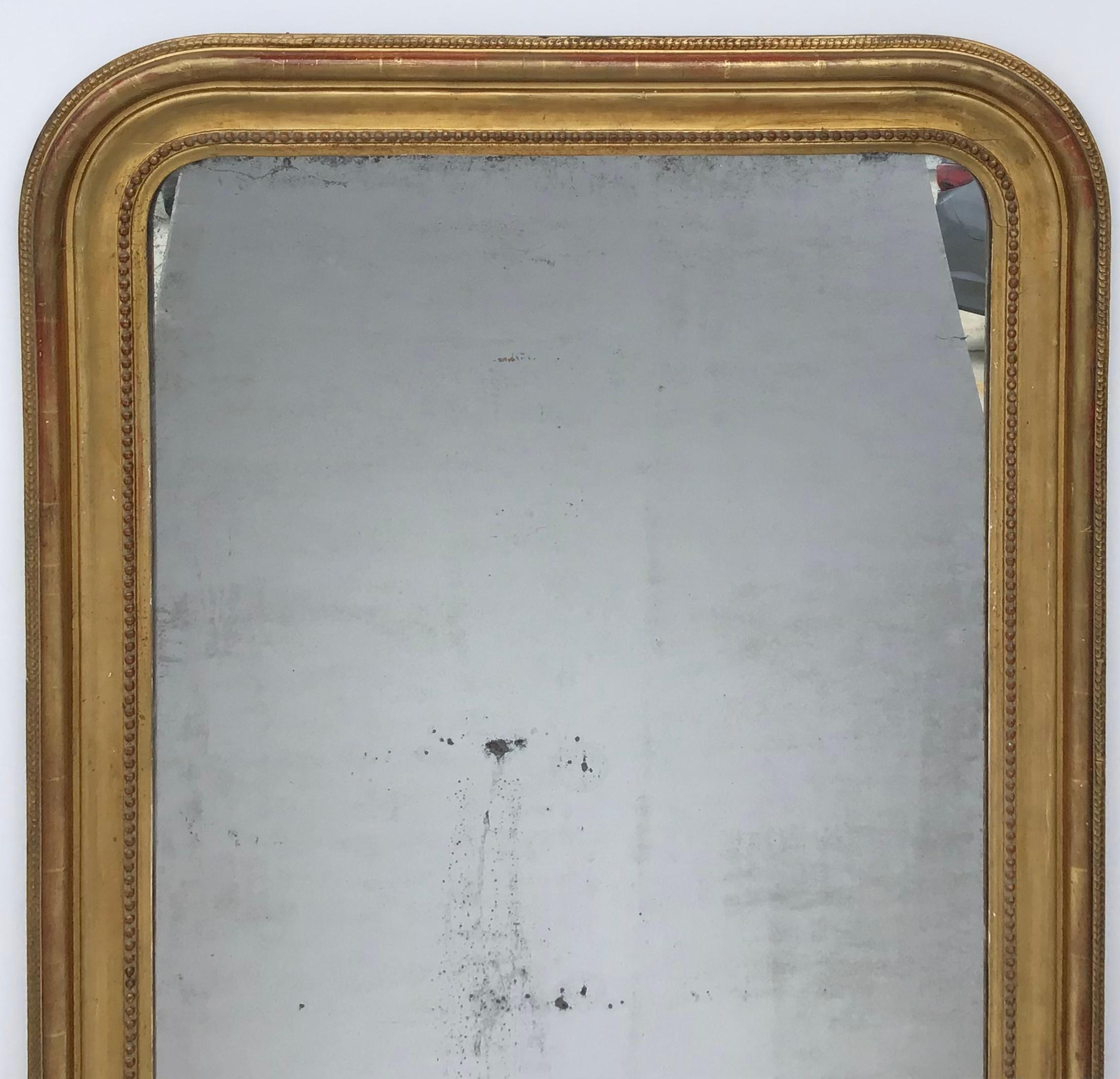 French Louis Philippe Mirror In Good Condition In Bradenton, FL