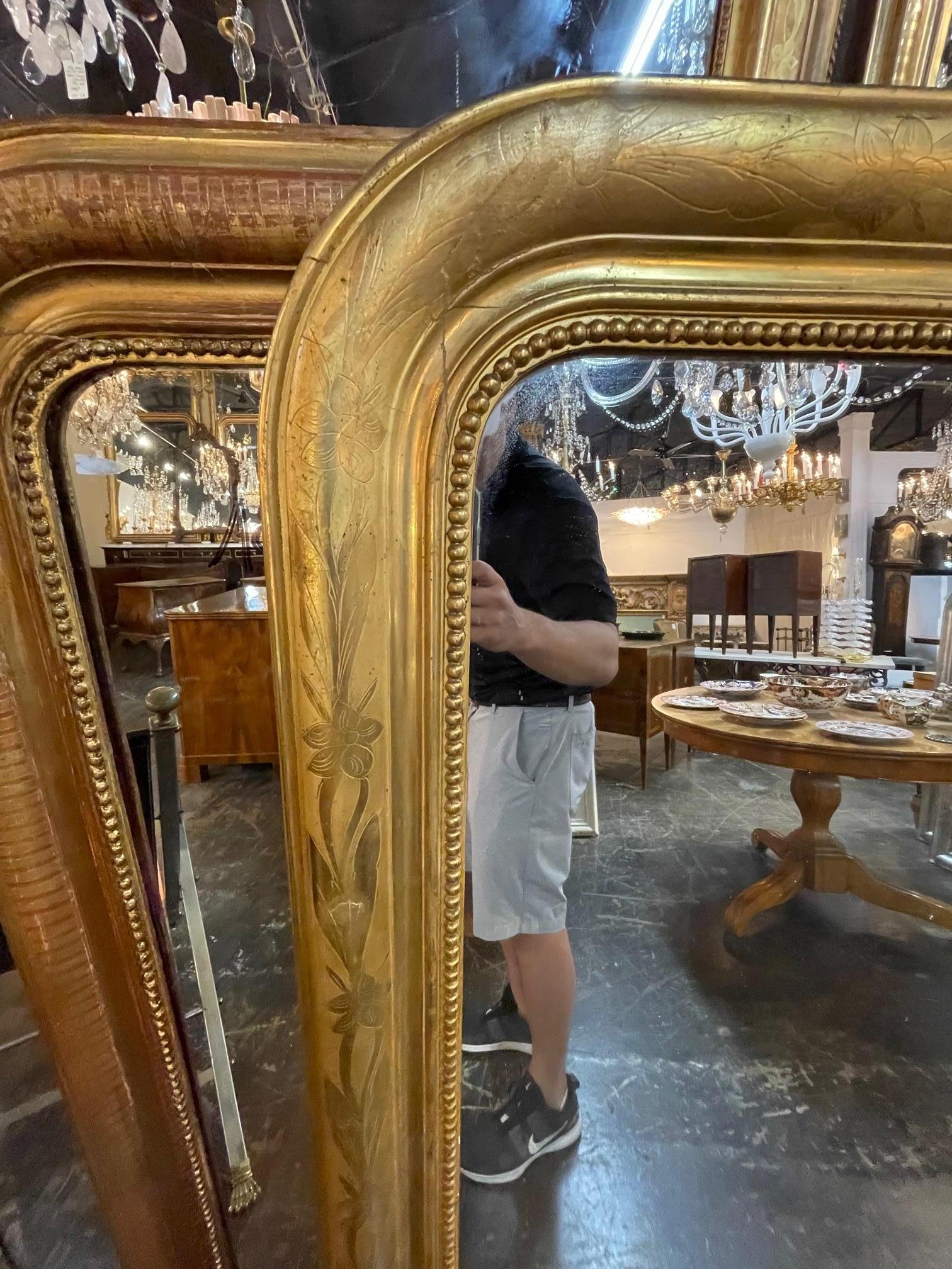 Mid-19th Century French Louis Philippe Mirror