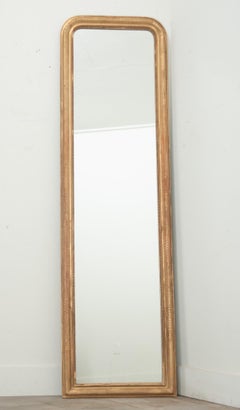 French Louis Philippe Narrow Dressing Mirror