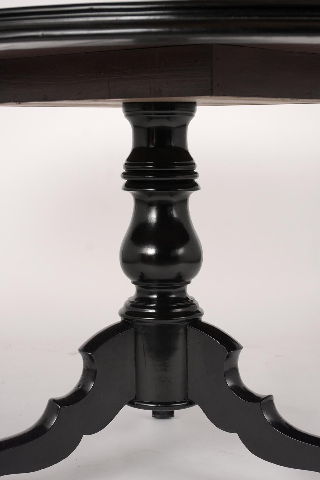 19th Century Louis Philippe Center Table 1