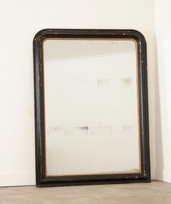 French Louis Philippe Painted & Gilt Mirror
